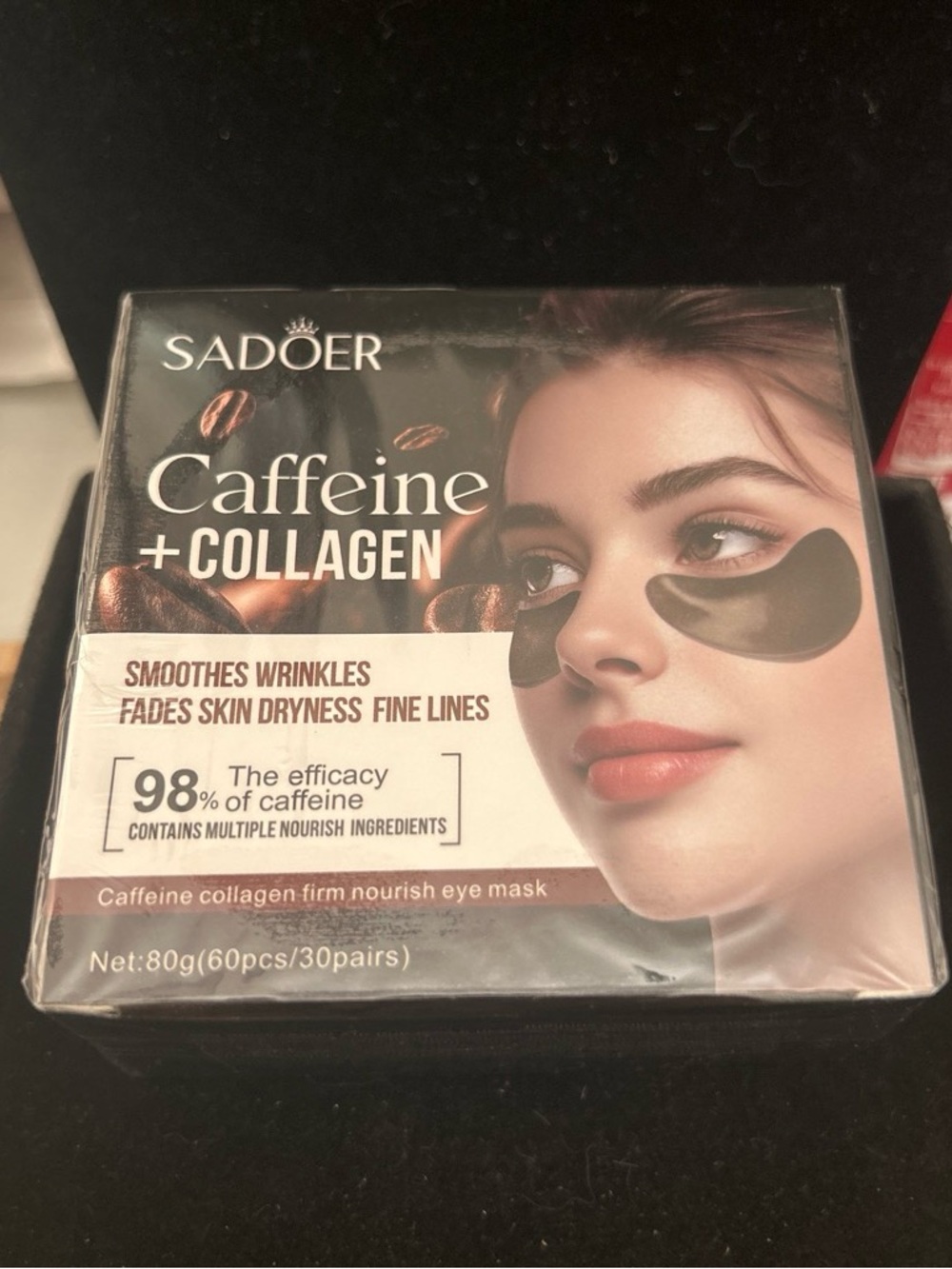 Caffeine & collagen eye mask